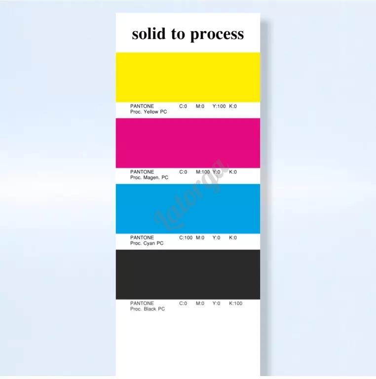 Пантонный цветовой Веер CMYK-to-PC (PANTONE Color Bridge)