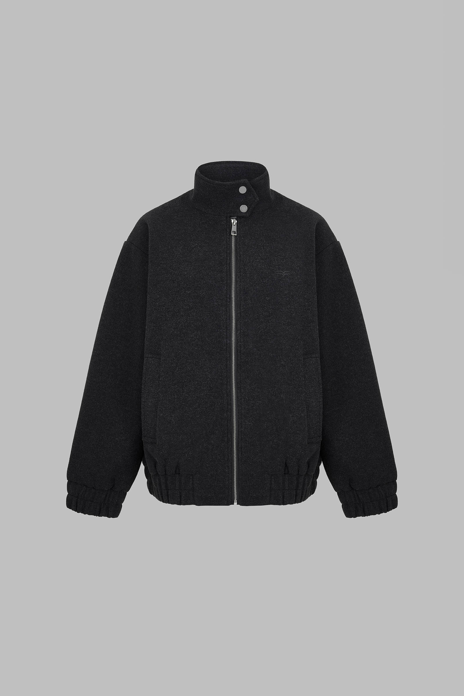 Куртка-бомбер с воротником-стойкой