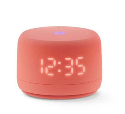 Умная колонка Новая Yandex Станция Лайт 2 с часами с Алисой на YaGPT оранжевая