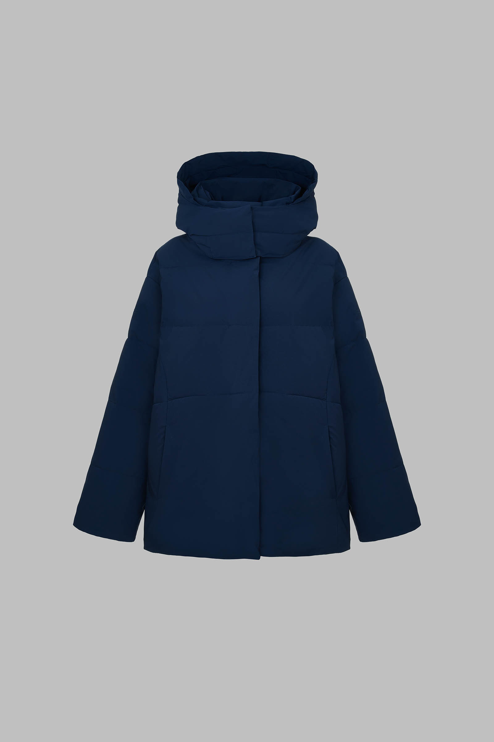 Куртка oversize силуэта с капюшоном