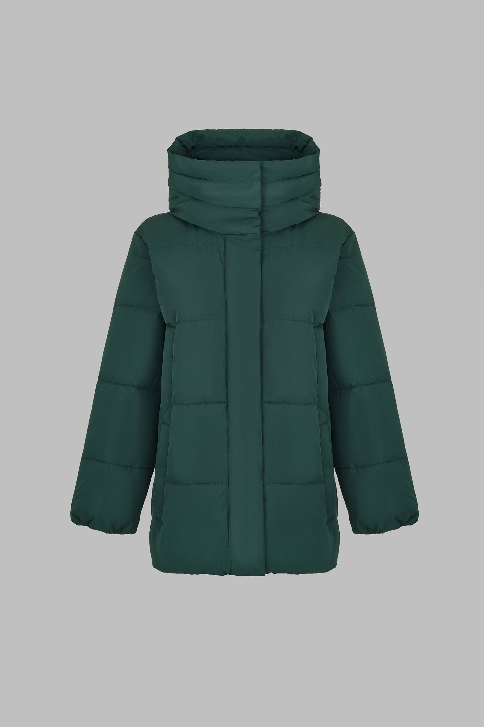 Утепленная куртка с капюшоном