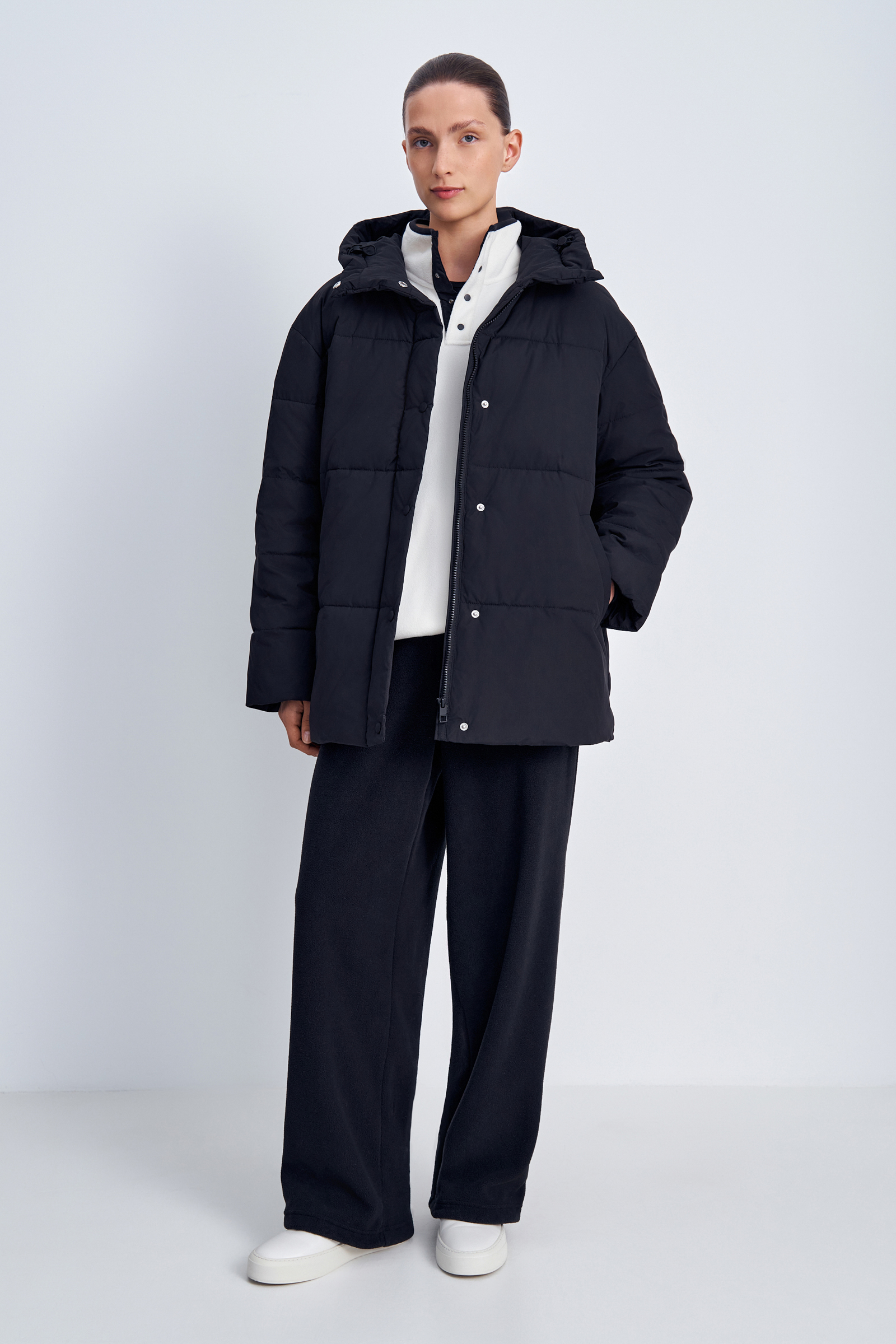 Утепленная куртка с манжетами