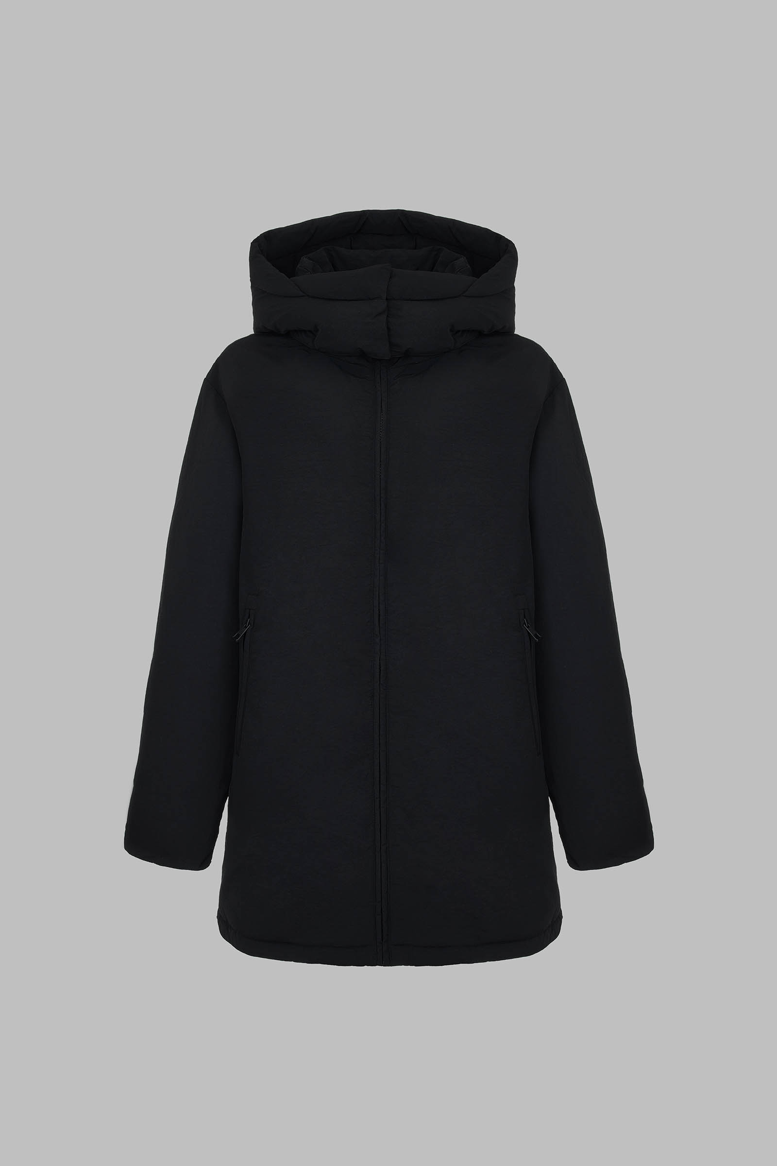 Утепленная куртка с капюшоном