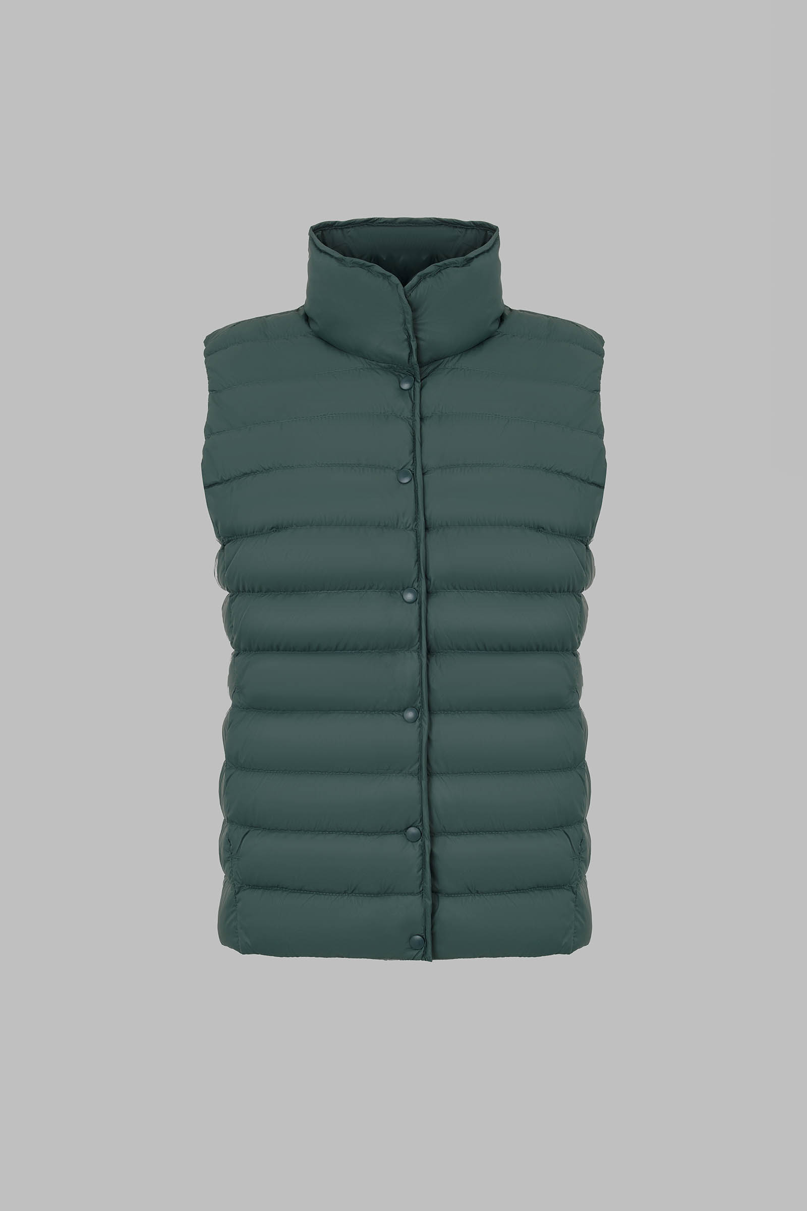 Стеганый пуховый жилет