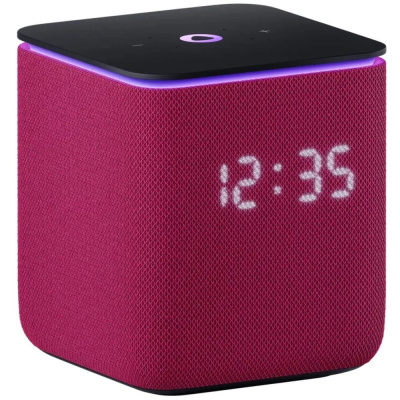 Умная колонка Яндекс Станция Миди с Алисой с Zigbee, малиновый