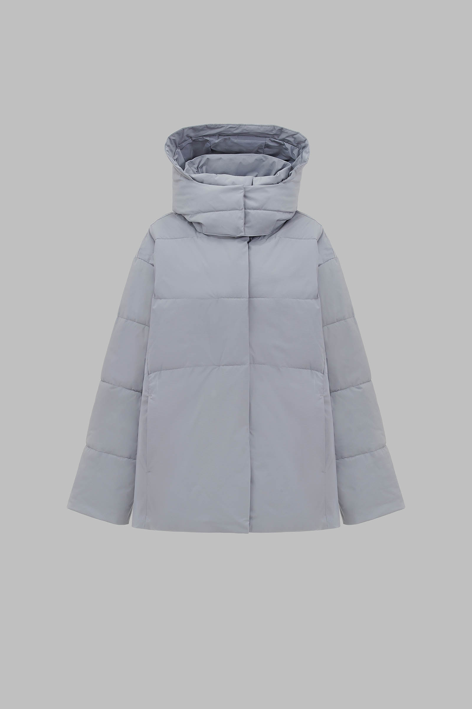 Куртка oversize силуэта с капюшоном