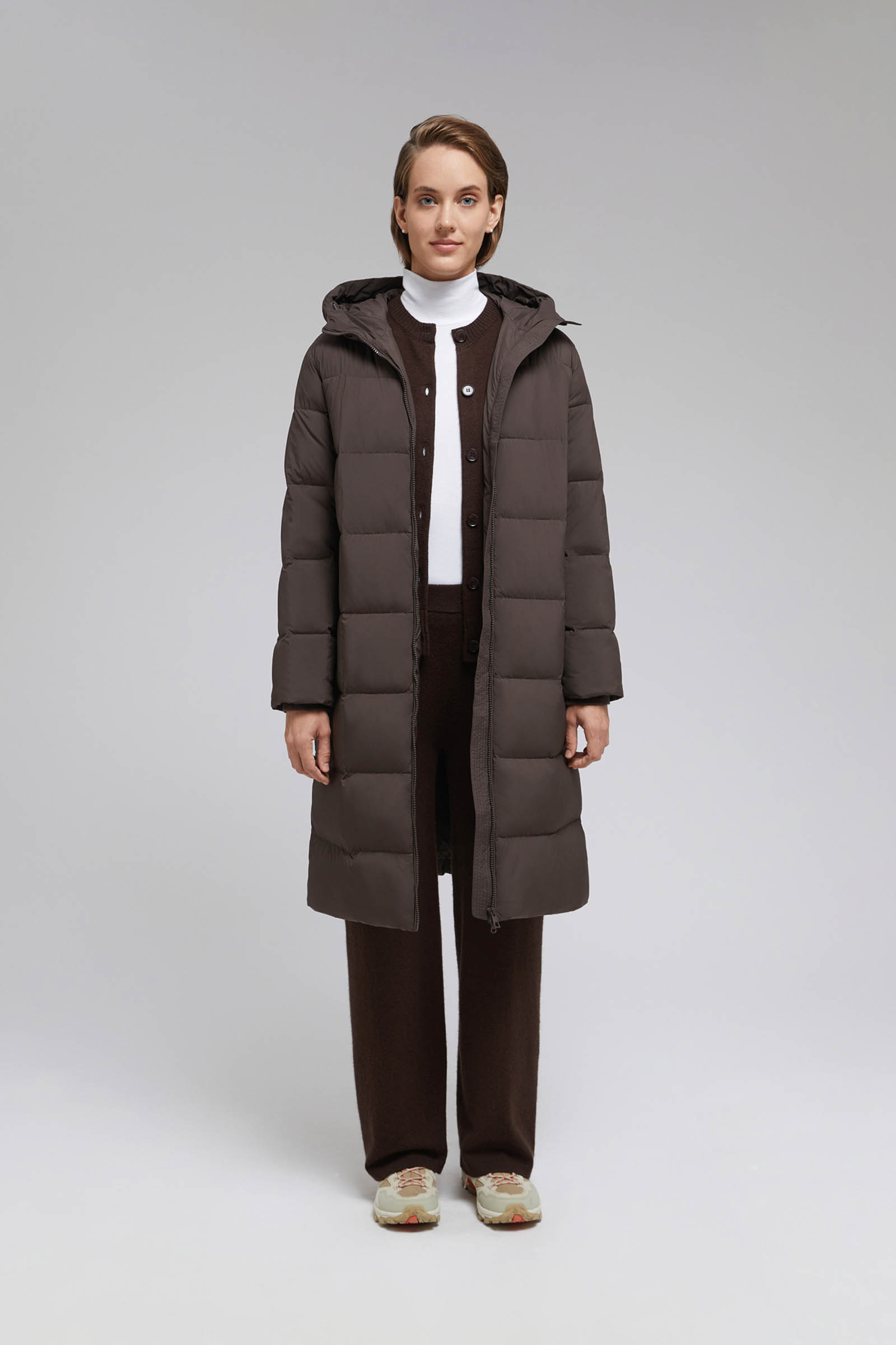 Пуховик с натуральным пухом