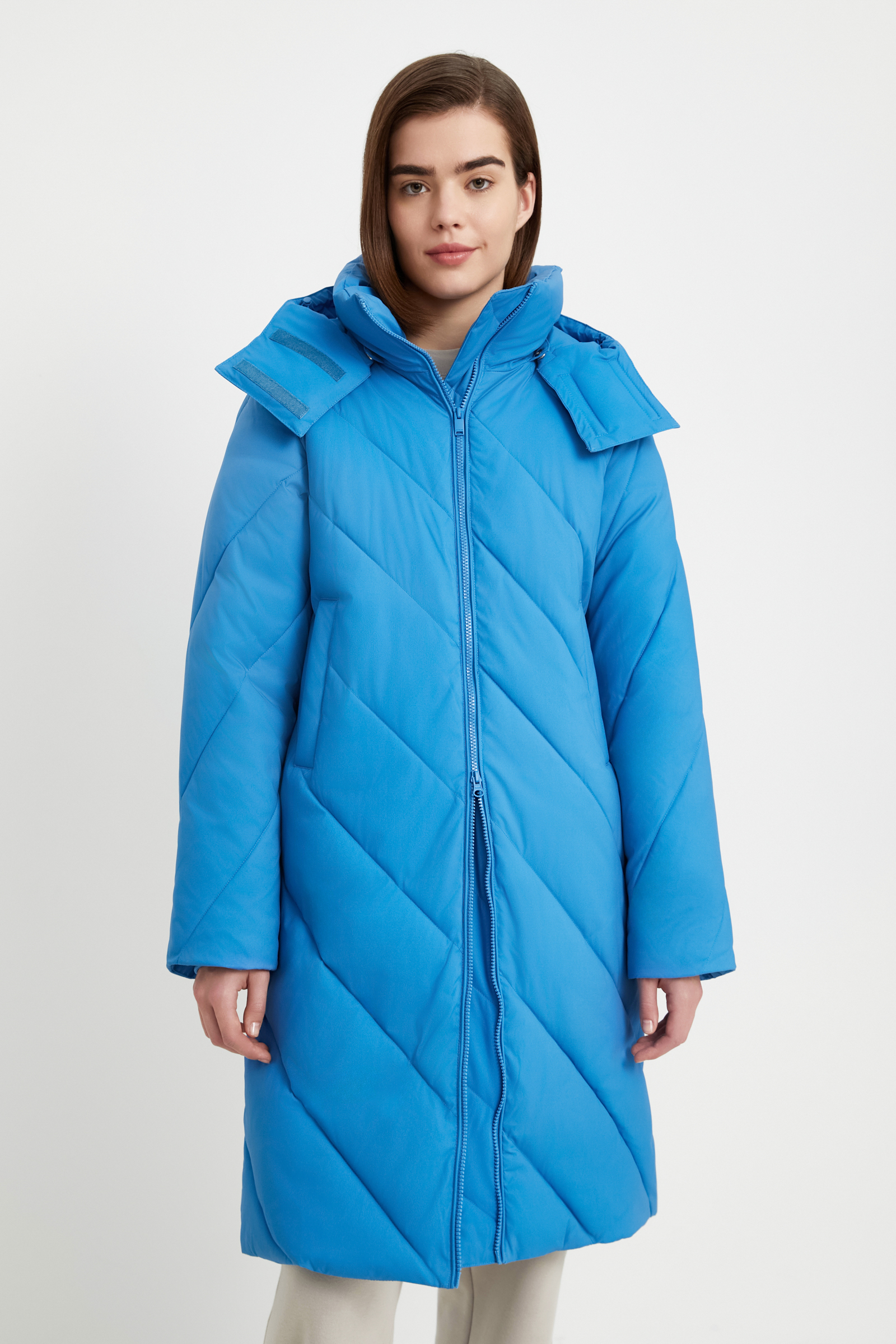 Пальто утепленное из термоткани