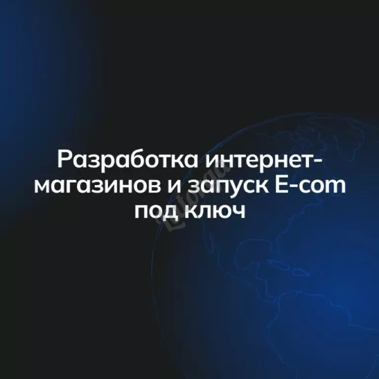 Разработка интернет-магазинов и запуск E-com под ключ